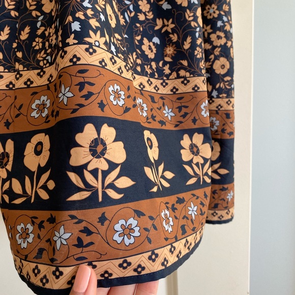 *Sold* Christy Dawn Dress in Navy Anemone - Picture 10 of 12